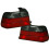 Back Rear Tail Lights Lamp Indicator Cabrio In Red-Black Pair For BMW E36 Coupe 1