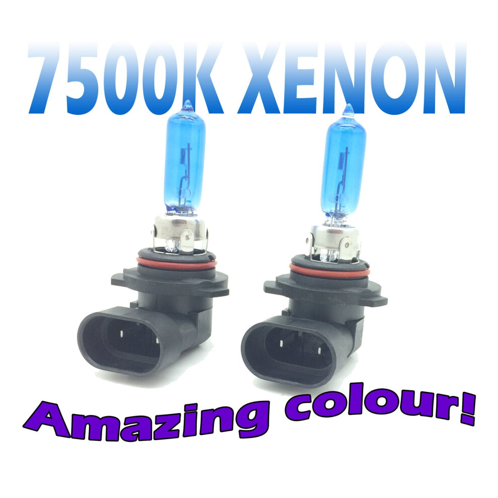 Pair 12V 55W 7500K 9012 Px22d Hir1 Xenon Headlight Bulbs Headlamp Spare Part 5060590386354