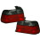 Back Rear Tail Lights Lamp Indicator Cabrio In Red-Black Pair For BMW E36 Coupe 3