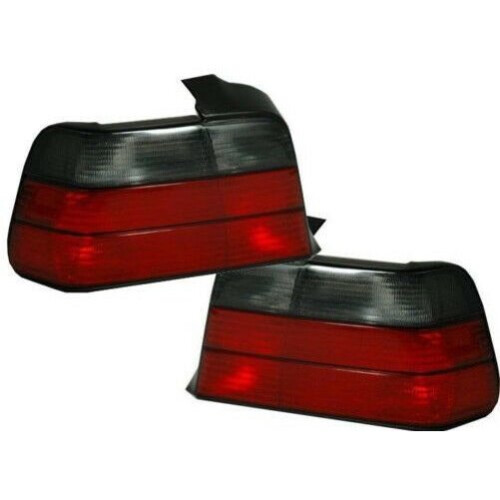Back Rear Tail Lights Lamp Indicator Cabrio In Red-Black Pair For BMW E36 Coupe 2