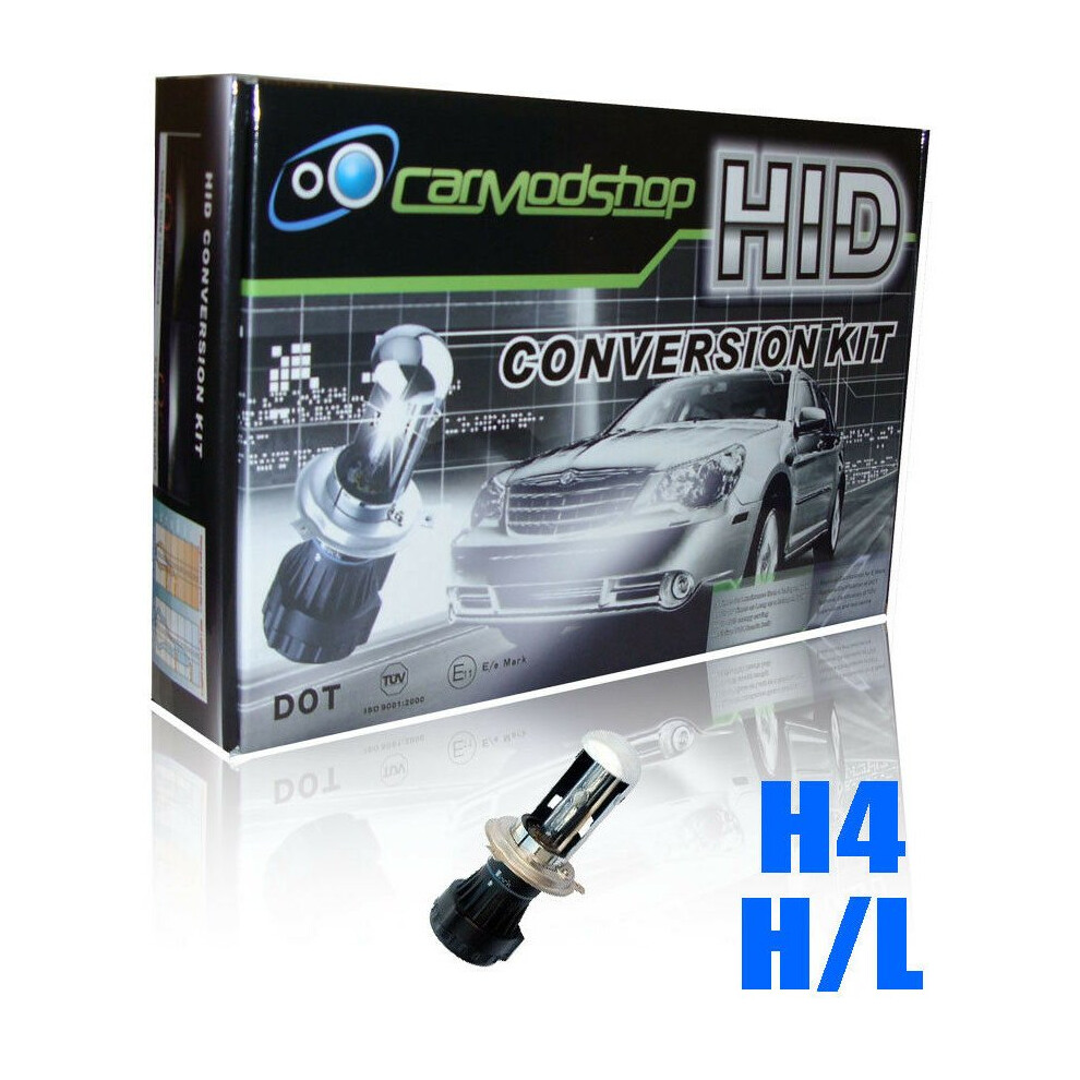 35W H4 Bi- Xenon Hid Gas Discharge Conversion Kit - Slim - 5000K 5060590383995