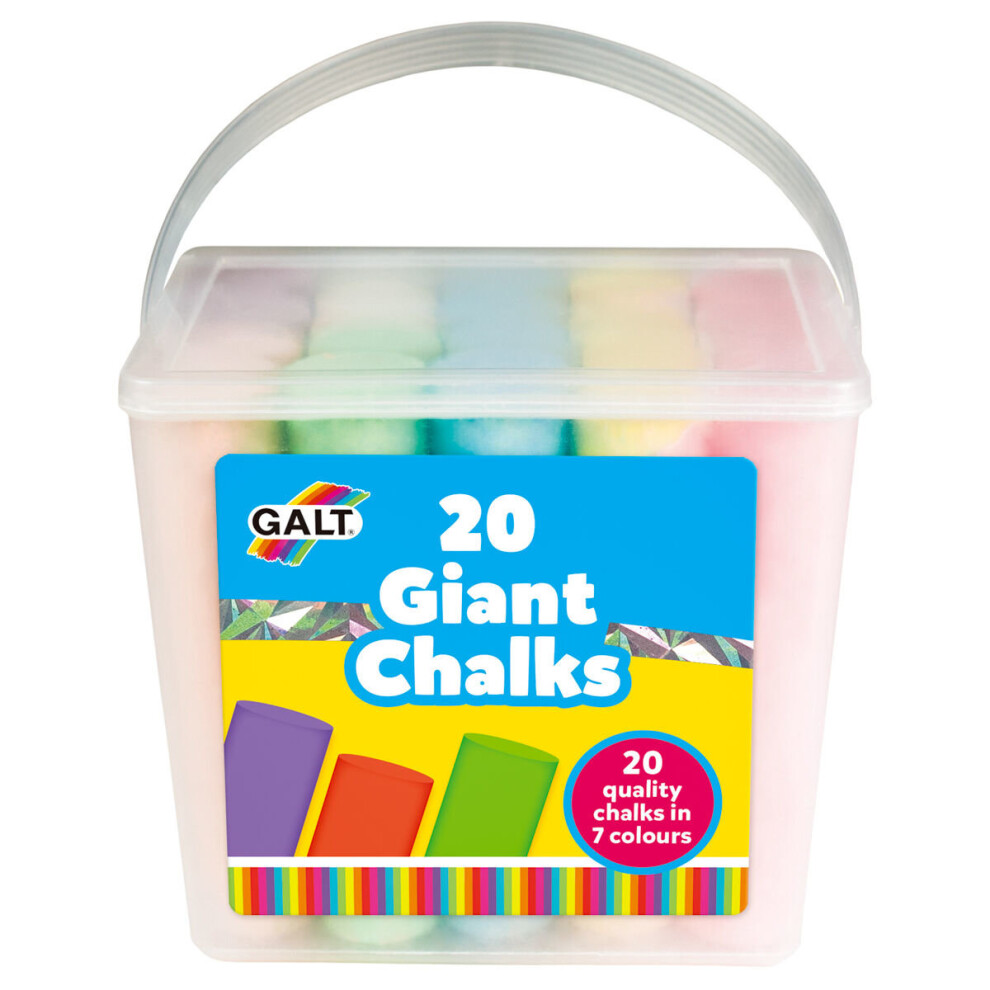 Galt 20 Giant Chalks Multicoloured