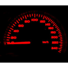 Red LED Dash Speedo Kit Lighting Set Replacement For Nissan Micra K11 93-03
