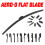 Pair Aero-D Flat Front Windscreen Wiper Blades Set 28" 16" 2