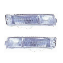 Crystal Clear Front Indicator Lights Pair for Mitsubishi L200 1996-2006 – Left & Right, Direct Replacement, E Marked