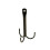 (One Size, Black) Stubbs Tack Hook Three Prong S24A 1