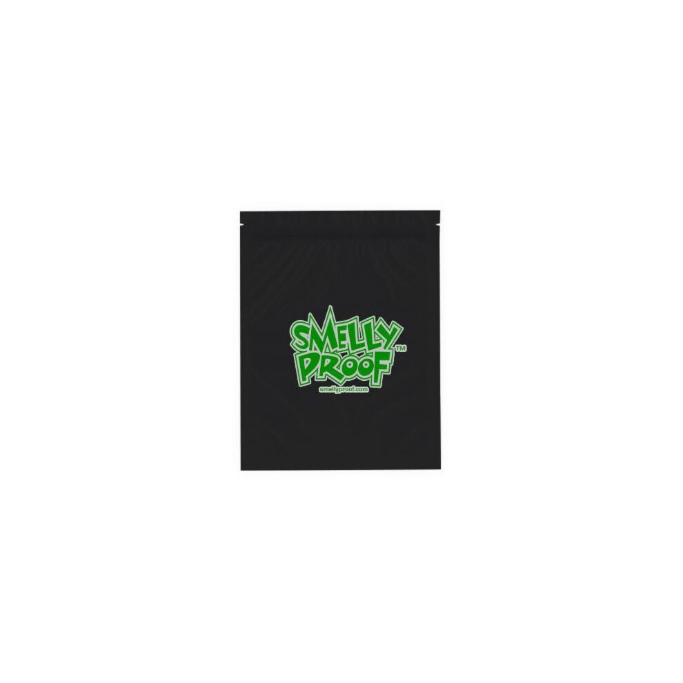 (100 Pack - Small) Black Storage Bags by Smelly Proof Bags
