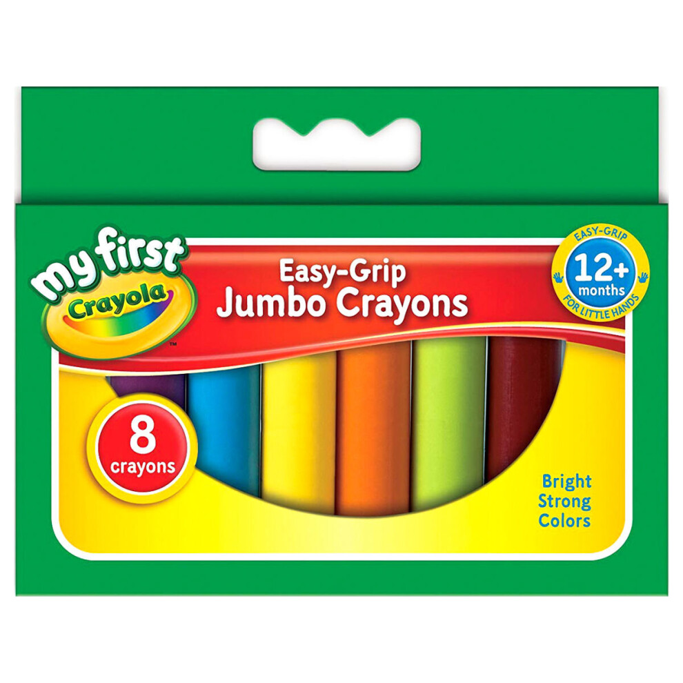 Crayola Jumbo Wax Crayons (Pack Of 8) Multicoloured