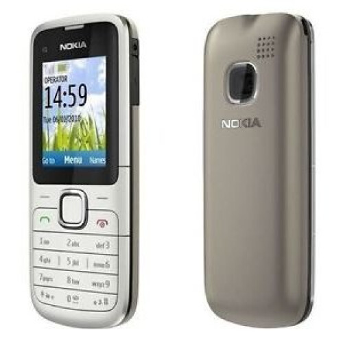 Refurbished Nokia (Warm Grey) Nokia C1-01 Single Sim | 64MB | 16MB RAM