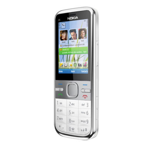 Refurbished Nokia (White) Nokia C5 5MP Single Sim | 512MB | 256MB RAM