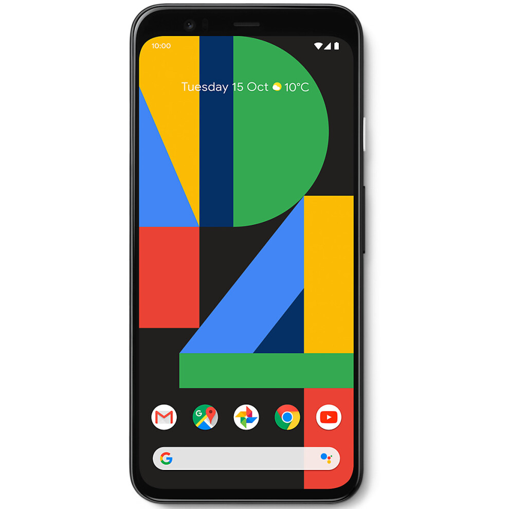 Refurbished (Just Black) Google Pixel 4 eSIM & Single Sim | 64GB | 6GB RAM 