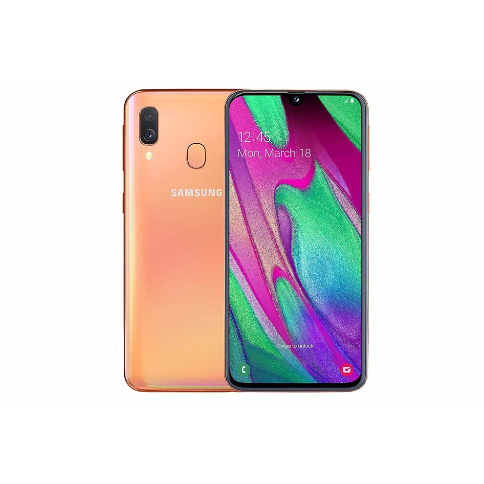 (Coral) Samsung Galaxy A40 Single Sim | 64GB | 4GB RAM-image-OPC-P5FR6ZF-REFURBISHED