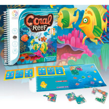 SmartGames Coral Reef Magnetic Puzzle Travel Game One Player Ages 4 Years+