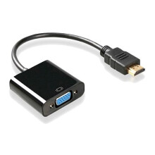 Dynamode Câble de conversion Hdmi mâle vers Vga femelle avec connexion auxiliaire plaquée or C-VGA-HDMI-AUX