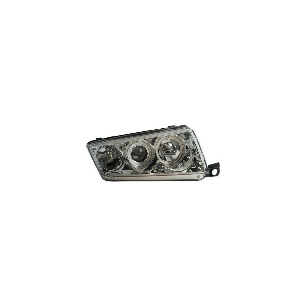 Projector Headlights Lamps Lhd Angel Eyes Ccfl Chrome For Skoda Fabia I -07 4250929706132