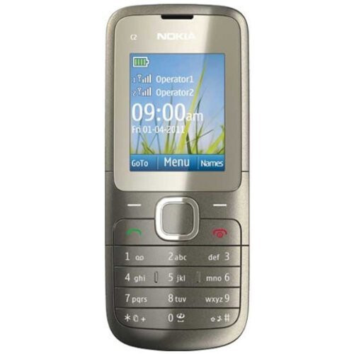Refurbished Nokia (Dynamic Grey) Nokia C2-00 Dual Sim | 64MB | 16MB RAM