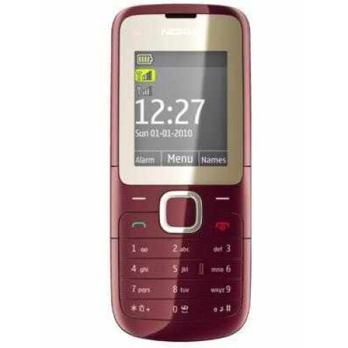 Refurbished Nokia (Magenta) Nokia C2-00 Dual Sim | 64MB | 16MB RAM