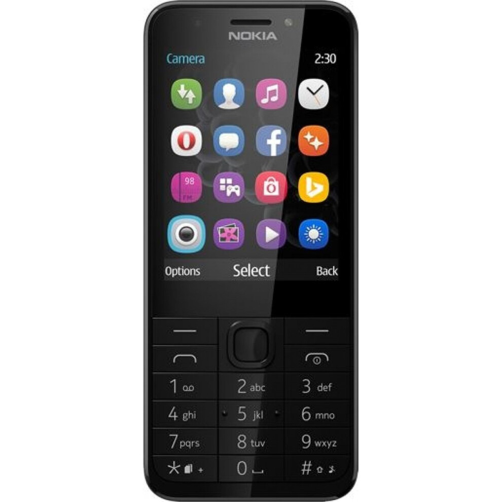 (Black) Nokia 230 Single Sim | 16MB | 16MB RAM