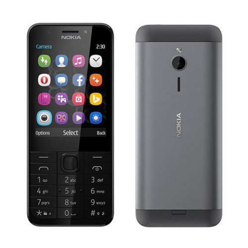 Refurbished Nokia (Light Grey) Nokia 230 Single Sim | 16MB | 16MB RAM