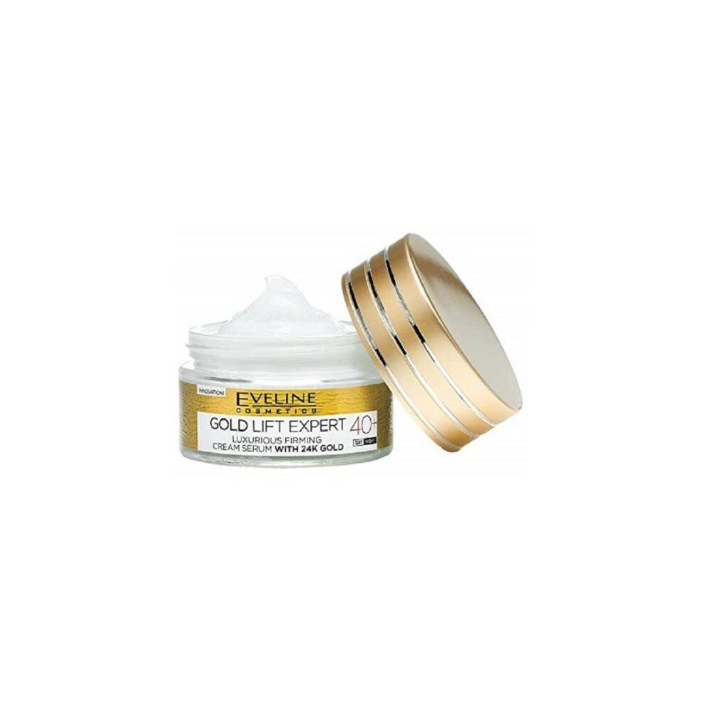Eveline Cream,Gold Cosmetics Gold Lift Expert 40+ Face Firming Cream With 24Kgold