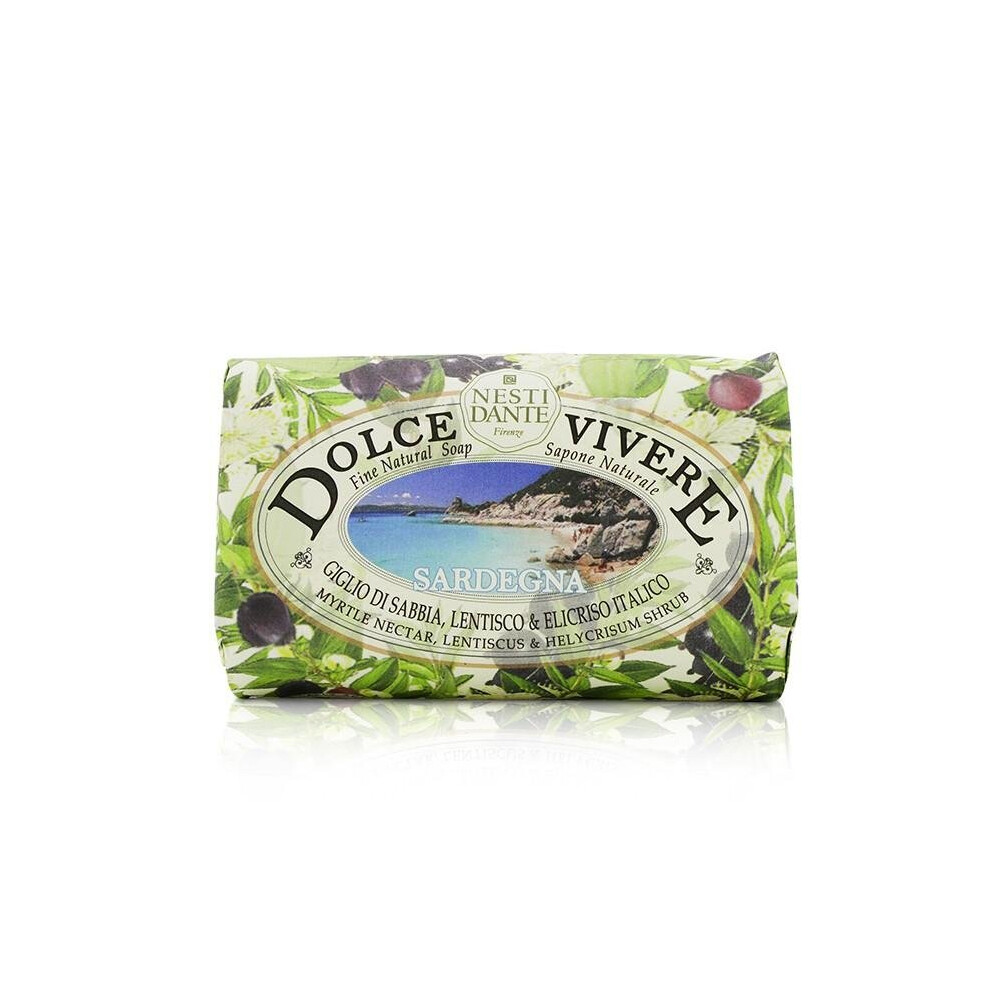 Savon naturel fin Dolce Vivere - Sardaigne - Myrte Nectar Lentiscus & Helycrisum Arbuste - 250g/8.8oz
