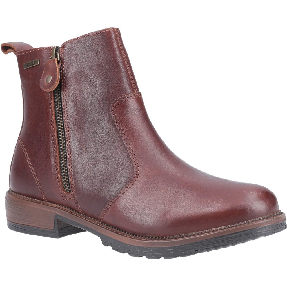 (6 UK, Brown) Cotswold Womens/Ladies Ashwicke Zip Leather Ankle Boot