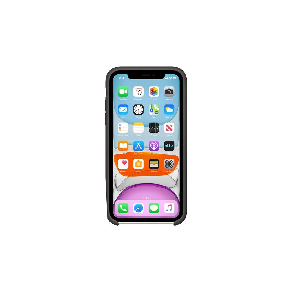 Apple Mwvu2zm/A Back Cover For Mobile Phone Silicone For Iphone 11 Mwvu2zm/A Black
