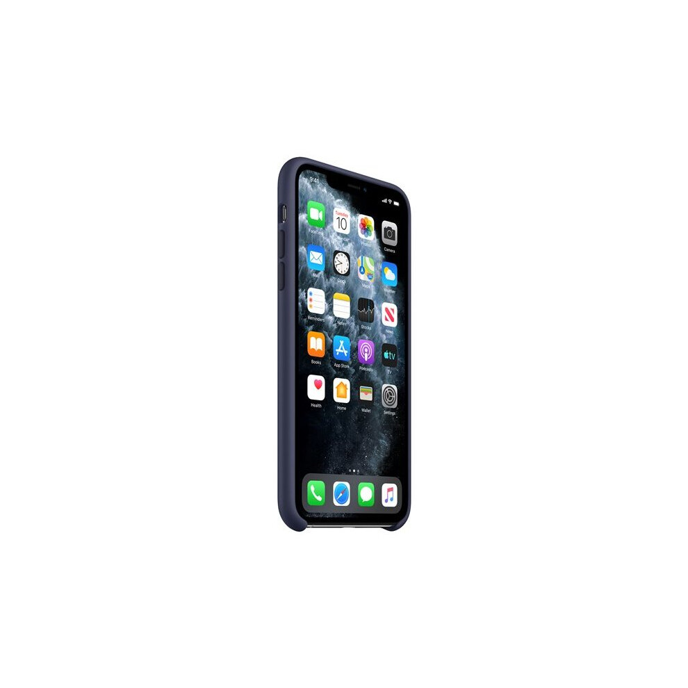 Apple Silicone Case For Iphone 11 Pro Max - Midnight - Mwyw2zm/A Blue