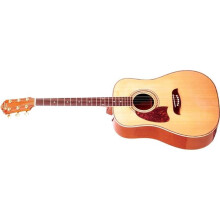 Oscar Schmidt OG2NLH-A-U Dreadnought Acoustic Guitar, Left Natural
