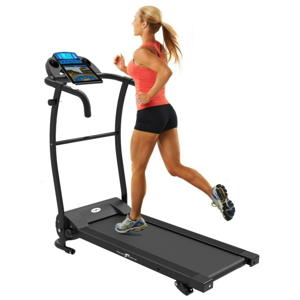 Nero Bluetooth Motorised Folding Running Machine | Electric Home Treadmill