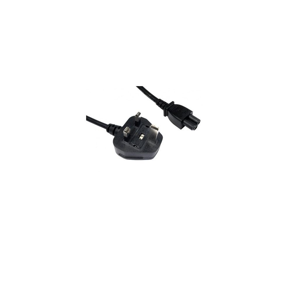 Uk Mains To Clover C5 5 Amp 1.8M Oem Power Cable Black 5053118015751