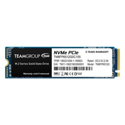 Team Mp33 512Gb M.2 Pcie Nvme Ssd