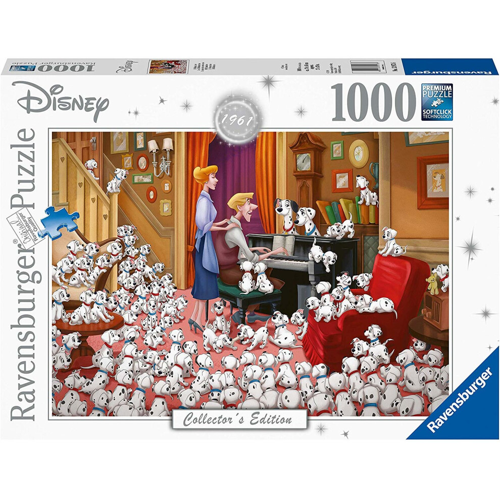 Ravensburger Disney Collector's Edition 101 Dalmations 1000 Piece Jigsaw Puzzle