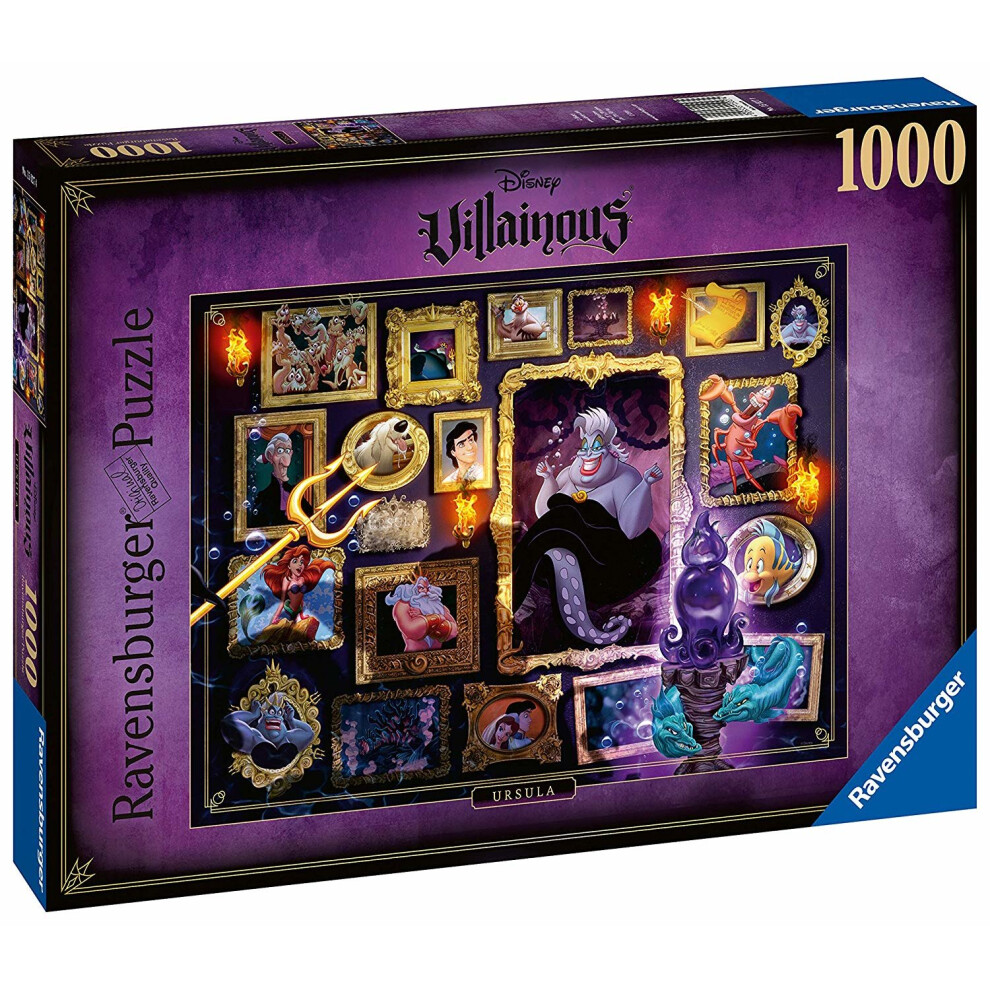 Ravensburger Disney Villainous Ursula 1000 Piece Jigsaw Puzzle