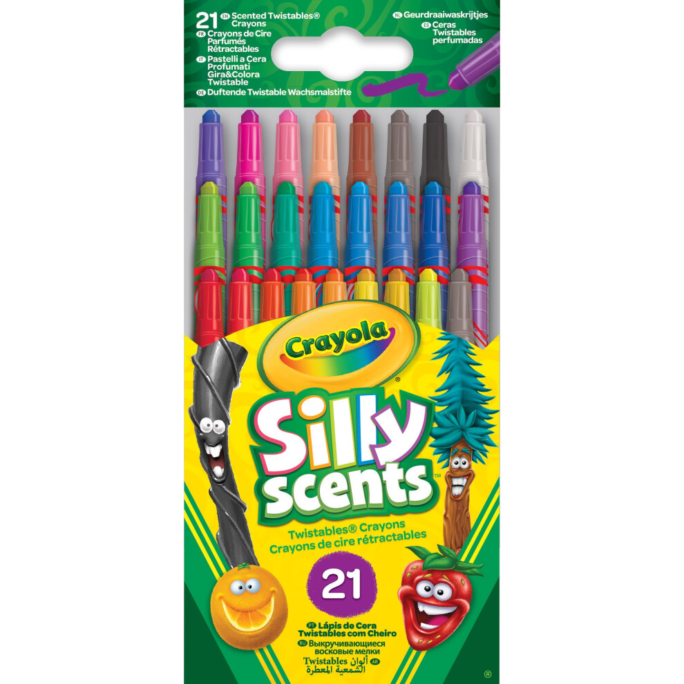 Crayola Scented Mini Twistable Crayons (Pack Of 21) Multicoloured