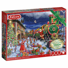 Jumbo Falcon de Luxe - Santa's Special Delivery 2 x 1000 Piece Jigsaw Puzzle