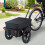 Homcom HOMCOM Foldable Bicycle Cargo Trailer With Waterproof Cover – 70L 2
