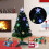 Homcom Homcom 3ft Fibre Optic Artificial Christmas Tree With Snowflake Lights 3
