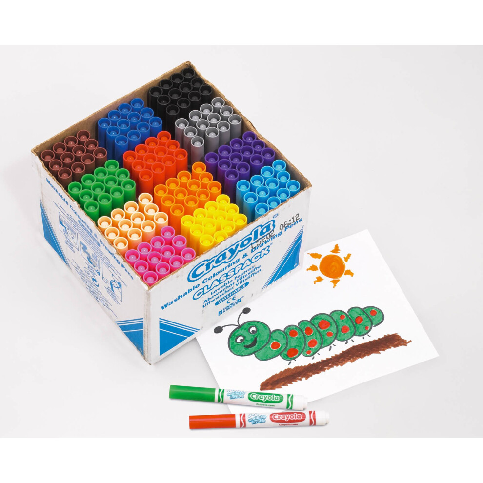 Crayola Classpack Broad Line Markers (Pack of 144)