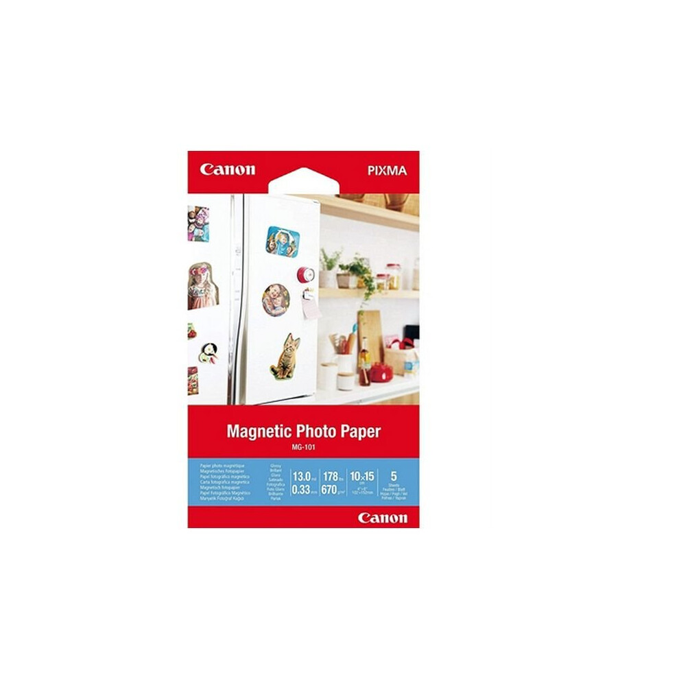 Canon Glossy Photo Paper Canon MG-101 (5 Sheets)