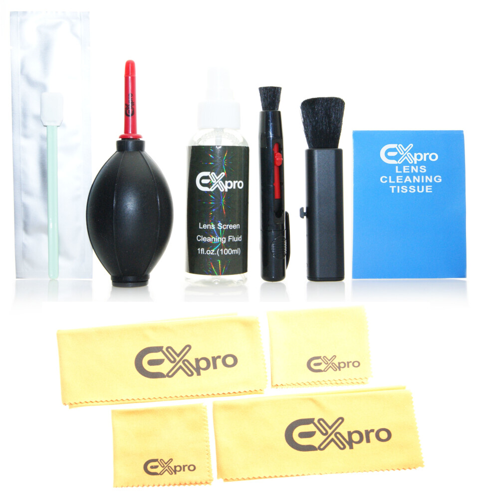 18 in 1 Professional Lens Cleaning Kit Microfiber Cloth For Canon EOS SLR Camera