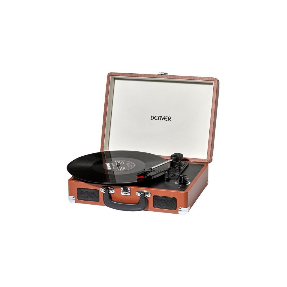 Denver Braun Tocadiscos Vpl-120 2W Rms Usb Aux Riemenantrieb Vinyl - Bild 6