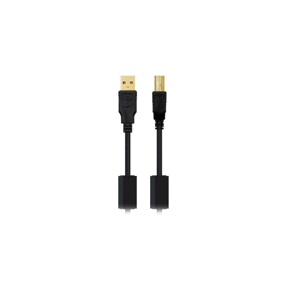 Nanocable Usb 2.0 A To Usb B Cable Nanocable 10.01.120 Black 8433281004467