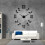 (Silver, 37 inch) Roman Numerals With Musical Notes Giant Luxury Wall Clock 2