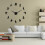 (Gold, 47 inch) Basketball Players DIY Large Wall Clock 3