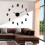 (Silver, 37 inch) Basketball Players DIY Large Wall Clock 6