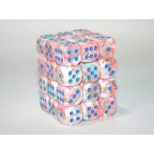 Chessex Chessex 12mm D6 x 36 Dice Block - Festive Pop Art / blue