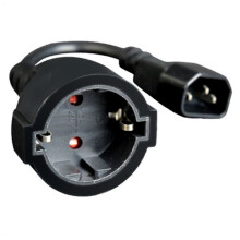 Gembird PC-SFC14M-01 power adapter IEC320 C14 -> SCHUKO (F) on a 15 cm cable
