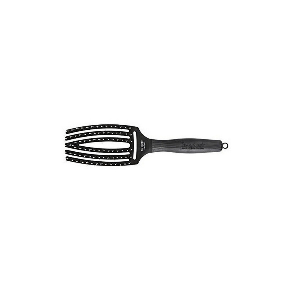 Olivia Garden Detangling Hairbrush Finger Black