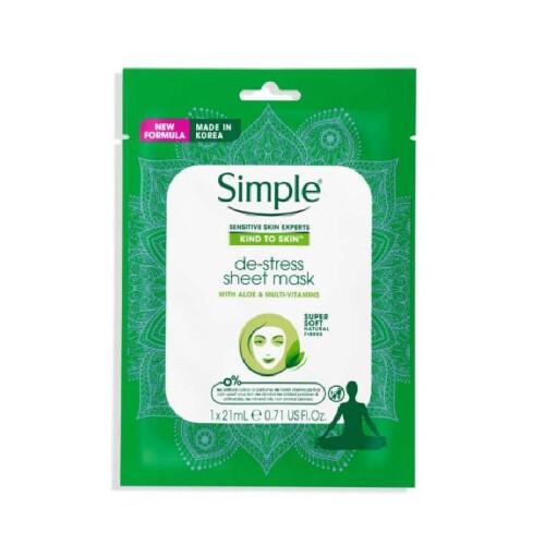 Simple Simple Kind To Skin De-Stress Sheet Mask